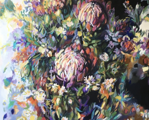 The Protea of Franschhoek - Lindsay Patton artist