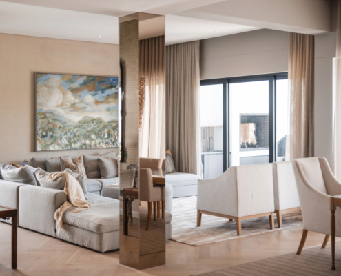 Interior decor project for Amber Percheron Cape Winelands