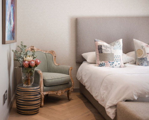 Interior decor project for Amber Percheron Cape Winelands