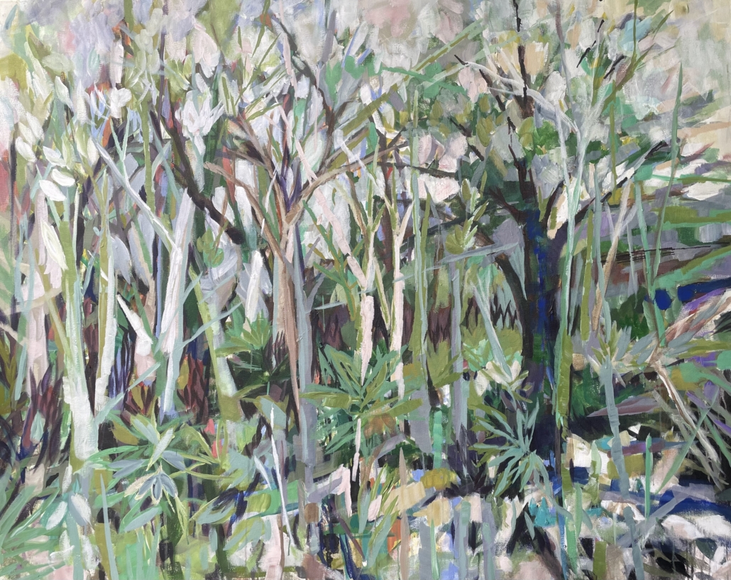 Banks at Lourensford, artwork by Lindsay Patton