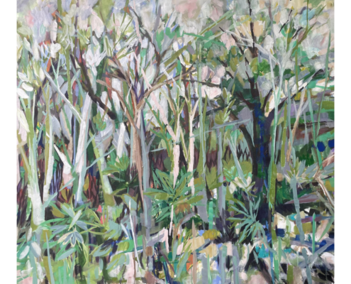 Banks at Lourensford, artwork by Lindsay Patton