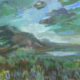 Emeralds in the Sky I, artwork by Lindsay Patton