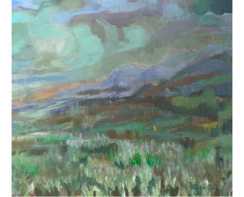 Emeralds in the Sky II, artwork by Lindsay Patton