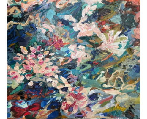 Running In The Shadows, artwork by Lindsay Patton