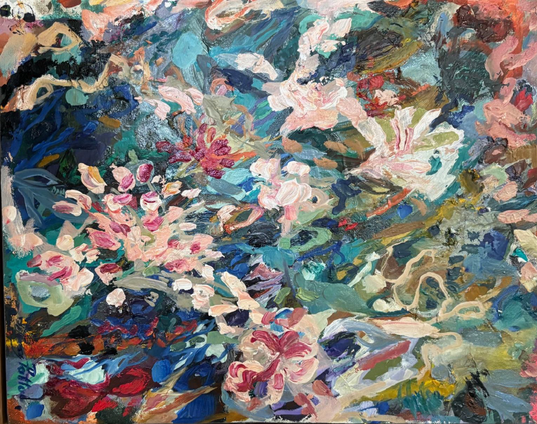 Running In The Shadows, artwork by Lindsay Patton